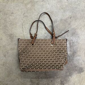 Vintage Michael Kors monogram canvas tote